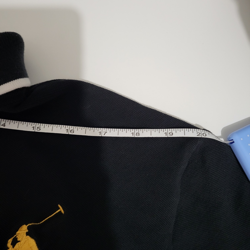 Polo Ralph Lauren Las Vegas Custom Slim Fit Polo Shirt XXL Black Gold - Picture 5 of 9